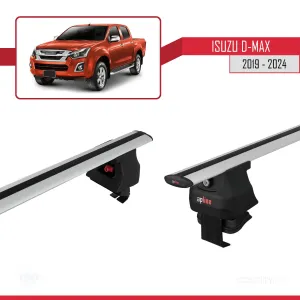 Isuzu D-Max 2019 ve Sonrası ile uyumlu ACE-4 Ara Atkı Tavan Barı GRİ thumb 4