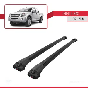 Isuzu D-Max 2012-2015 ile uyumlu ACE-1 Ara Atkı Tavan Barı SİYAH thumb 3