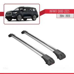 Infiniti QX80 Z62 2014-2023 Arası ile uyumlu ACE-1 Ara Atkı Tavan Barı GRİ thumb 3