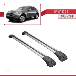 Infiniti FX S51 2008-2013 Arası ile uyumlu ACE-1 Ara Atkı Tavan Barı GRİ thumb 3