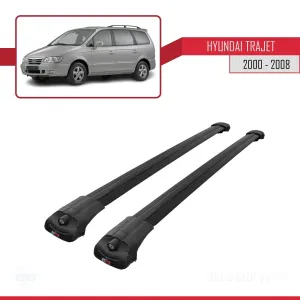 Hyundai Trajet 2000-2008 Arası ile uyumlu ACE-1 Ara Atkı Tavan Barı SİYAH thumb 3