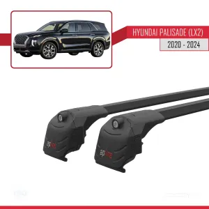 Hyundai PALISADE (LX2) 2020 ve Sonrası ile uyumlu ACE-2 Ara Atkı Tavan Barı SİYAH thumb 4