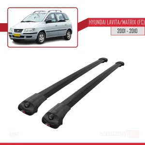 Hyundai Lavita / Matrix (FC) 2001-2010 Arası ile uyumlu ACE-1 Ara Atkı Tavan Barı SİYAH thumb 3