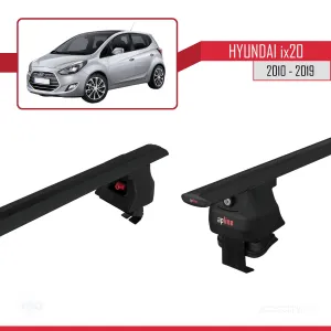 Hyundai ix20 2010-2019 Arası ile uyumlu ACE-4 Ara Atkı Tavan Barı SİYAH thumb 5