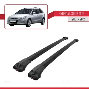 Hyundai İ30 SW 2007-2012 Arası ile uyumlu ACE-1 Ara Atkı Tavan Barı SİYAH thumb 3