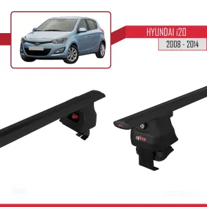 Hyundai i20 I 2008-2014 Arası ile uyumlu ACE-4 Ara Atkı Tavan Barı SİYAH thumb 5