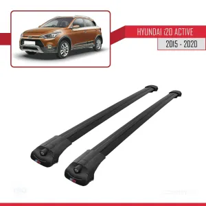 Hyundai i20 ACTIVE 2015-2020 Arası ile uyumlu ACE-1 Ara Atkı Tavan Barı SİYAH thumb 3