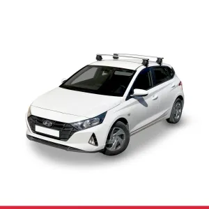 Hyundai i20 (BC3) 2020 ve Sonrası ile uyumlu ACE-4 Ara Atkı Tavan Barı GRİ thumb 2