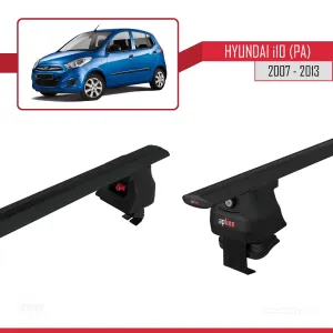 Hyundai i10 (PA) 2007-2013 Arası ile uyumlu ACE-4 Ara Atkı Tavan Barı SİYAH thumb 5