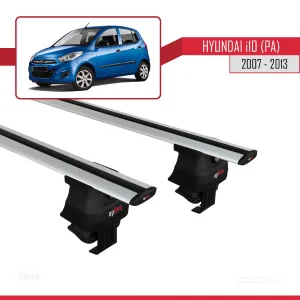 Hyundai i10 (PA) 2007-2013 Arası ile uyumlu ACE-4 Ara Atkı Tavan Barı GRİ thumb 2