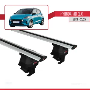 Hyundai i10 (LA) 2019 ve Sonrası ile uyumlu ACE-4 Ara Atkı Tavan Barı GRİ thumb 3