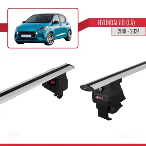 Hyundai i10 (LA) 2019 ve Sonrası ile uyumlu ACE-4 Ara Atkı Tavan Barı GRİ thumb 4