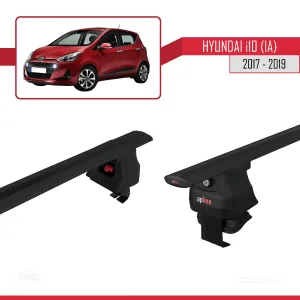 Hyundai i10 (IA) 2017-2019 Arası ile uyumlu ACE-4 Ara Atkı Tavan Barı SİYAH thumb 5