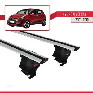 Hyundai i10 (IA) 2017-2019 Arası ile uyumlu ACE-4 Ara Atkı Tavan Barı GRİ thumb 2