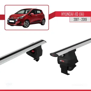 Hyundai i10 (IA) 2017-2019 Arası ile uyumlu ACE-4 Ara Atkı Tavan Barı GRİ thumb 3