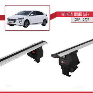Hyundai Ioniq (AE) 2016-2022 Arası ile uyumlu ACE-4 Ara Atkı Tavan Barı GRİ thumb 3