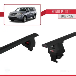 Honda Pilot II 2009-2015 Arası ile uyumlu ACE-4 Ara Atkı Tavan Barı SİYAH thumb 5