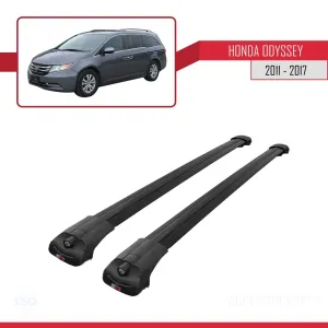 Honda Odyssey MPV 2011-2017 Arası ile uyumlu ACE-1 Ara Atkı Tavan Barı SİYAH thumb 3