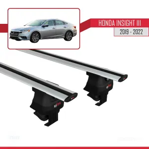 Honda Insight III 2019-2022 Arası ile uyumlu ACE-4 Ara Atkı Tavan Barı GRİ thumb 2