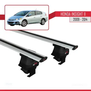 Honda Insight II 2009-2014 Arası ile uyumlu ACE-4 Ara Atkı Tavan Barı GRİ thumb 4