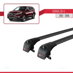 Honda CR-V 2012-2016 Arası ile uyumlu ACE-2 Ara Atkı Tavan Barı SİYAH thumb 4