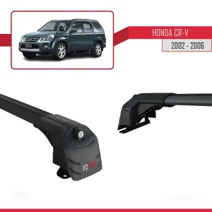 Honda CR-V 2002-2006 Arası ile uyumlu ACE-2 Ara Atkı Tavan Barı SİYAH thumb 5