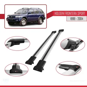 Holden Frontera Sport 1999-2004 Arası ile Uyumlu FLY Model Ara Atkı Tavan Barı GRİ thumb 5