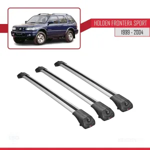Holden Frontera Sport 1999-2004 Arası ile uyumlu ACE-1 Ara Atkı Tavan Barı GRİ 3 ADET BAR thumb 3