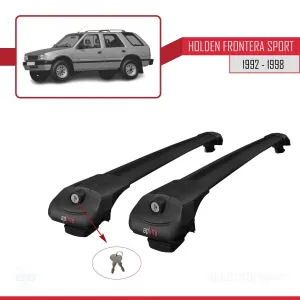 Holden Frontera Sport 1992-1998 Arası ile uyumlu ACE-1 Ara Atkı Tavan Barı SİYAH thumb 4