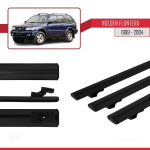Holden Frontera 1999-2004 Arası ile uyumlu Basic Model Ara Atkı Tavan Barı SİYAH 3 ADET thumb 3