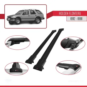 Holden Frontera 1992-1998 Arası ile Uyumlu FLY Model Ara Atkı Tavan Barı SİYAH thumb 5