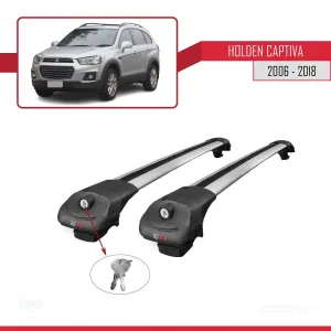 Holden Captiva 2006-2018 Arası ile uyumlu ACE-1 Ara Atkı Tavan Barı GRİ thumb 4