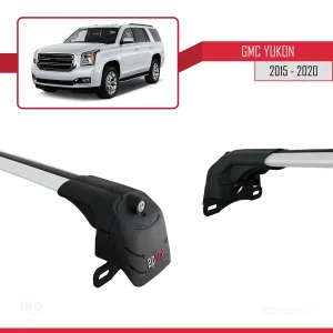 GMC Yukon 2015-2020 Arası ile uyumlu ACE-2 Ara Atkı Tavan Barı GRİ thumb 5