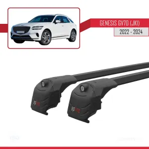 Genesis GV70 (JK1) 2022 ve Sonrası Arası ile uyumlu ACE-2 Ara Atkı Tavan Barı SİYAH thumb 4