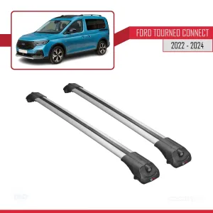 Ford Turneo Connect 2022 ve Sonrası ile uyumlu ACE-1 Ara Atkı Tavan Barı GRİ thumb 3