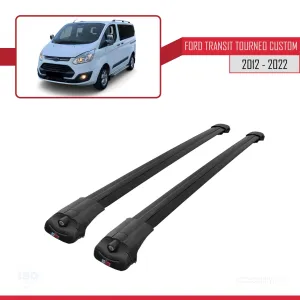 Ford Transit Tourneo - Custom 2012-2023 Arası ile uyumlu ACE-1 Ara Atkı Tavan Barı SİYAH thumb 3