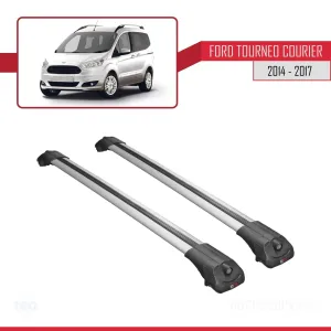 Ford Tourneo Courier 2014-2017 Arası ile uyumlu ACE-1 Ara Atkı Tavan Barı GRİ thumb 3