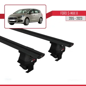 Ford S-Max II 2015-2023 Arası ile uyumlu ACE-4 Ara Atkı Tavan Barı SİYAH thumb 4