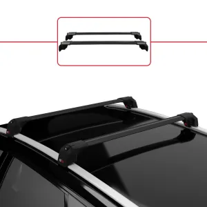 Ford S-Max 2015 ve Sonrası ile uyumlu ACE-2 Ara Atkı Tavan Barı SİYAH thumb 2