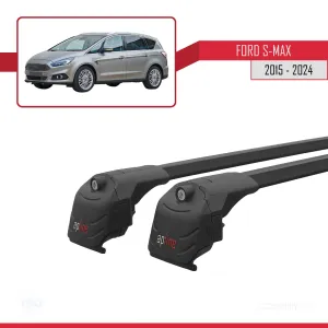 Ford S-Max 2015 ve Sonrası ile uyumlu ACE-2 Ara Atkı Tavan Barı SİYAH thumb 4