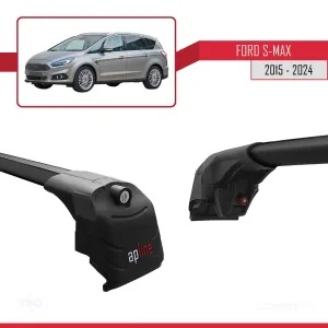 Ford S-Max 2015 ve Sonrası ile uyumlu ACE-2 Ara Atkı Tavan Barı SİYAH thumb 5
