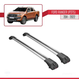 Ford Ranger 2011-2022 Arası ile uyumlu ACE-1 Ara Atkı Tavan Barı GRİ thumb 3