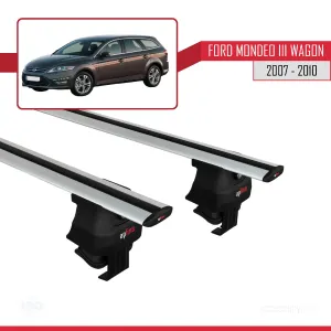 Ford Mondeo III Wagon 2007-2010 Arası ile uyumlu ACE-4 Ara Atkı Tavan Barı GRİ thumb 2