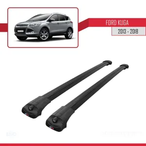 Ford Kuga 2013-2018 Arası ile uyumlu ACE-1 Ara Atkı Tavan Barı SİYAH thumb 3