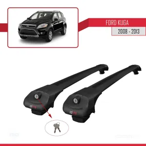 Ford Kuga 2008-2013 Arası ile uyumlu ACE-1 Ara Atkı Tavan Barı SİYAH thumb 4