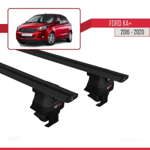 Ford Ka + 2016-2020 Arası ile uyumlu ACE-4 Ara Atkı Tavan Barı SİYAH thumb 4
