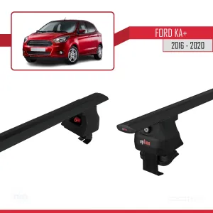 Ford Ka + 2016-2020 Arası ile uyumlu ACE-4 Ara Atkı Tavan Barı SİYAH thumb 5