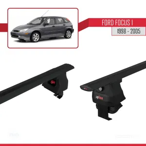Ford Focus I 1998-2005 Arası ile uyumlu ACE-4 Ara Atkı Tavan Barı SİYAH thumb 5