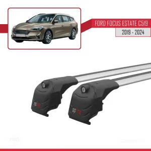 Ford FOCUS ESTATE (C519) 2019 ve Sonrası ile uyumlu ACE-2 Ara Atkı Tavan Barı GRİ thumb 4