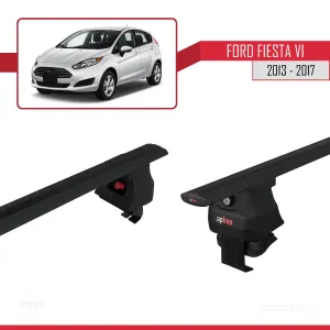 Ford Fiesta VI 2013-2017 Arası ile uyumlu ACE-4 Ara Atkı Tavan Barı SİYAH thumb 5